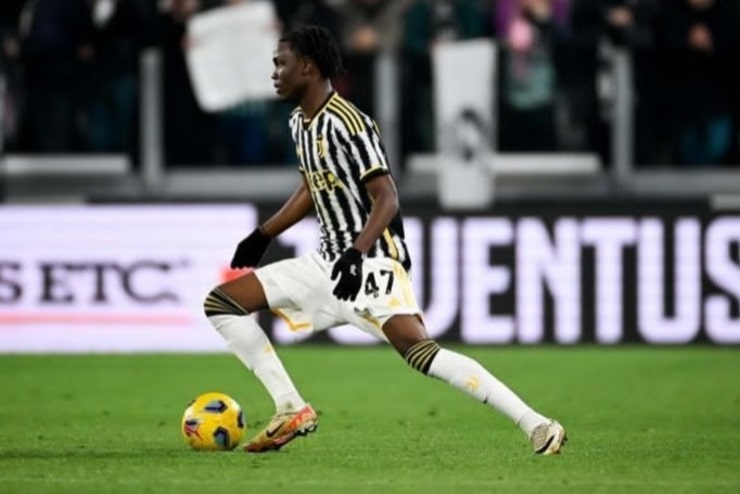 Nonge in campo con la Juventus - Foto dal profilo Instagram del giocatore - Jmania.it