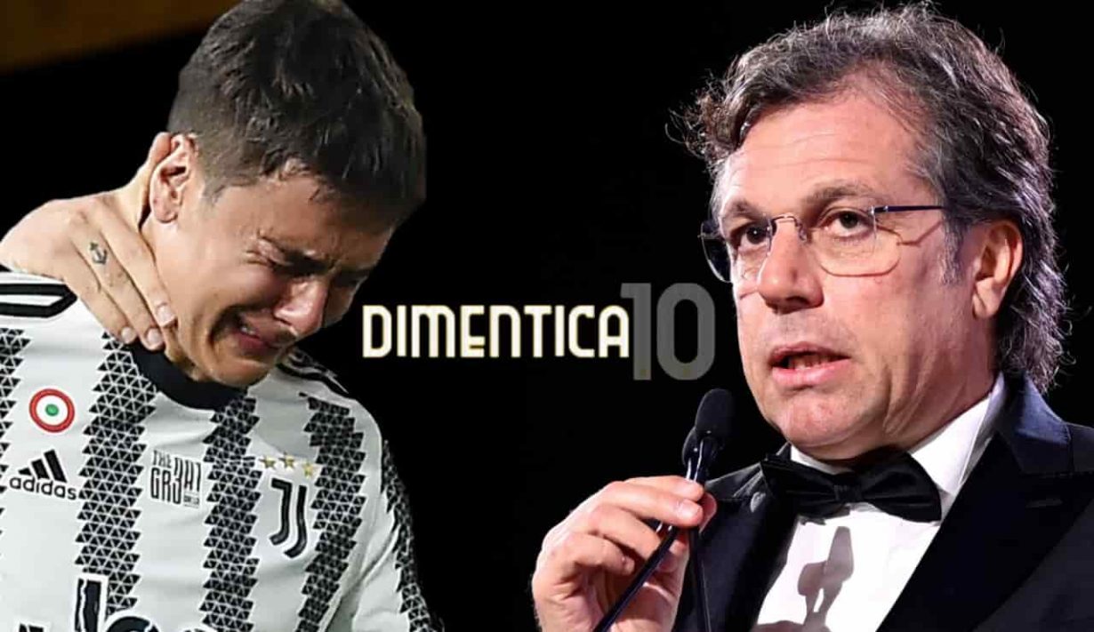 Paulo Dybala e Cristiano Giuntoli - Foto ANSA, Lapresse e sito ufficiale della Juventus - Jmania.it