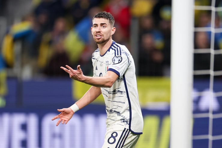 Jorginho con la maglia della Nazionale italiana - Foto ANSA - Jmania.it