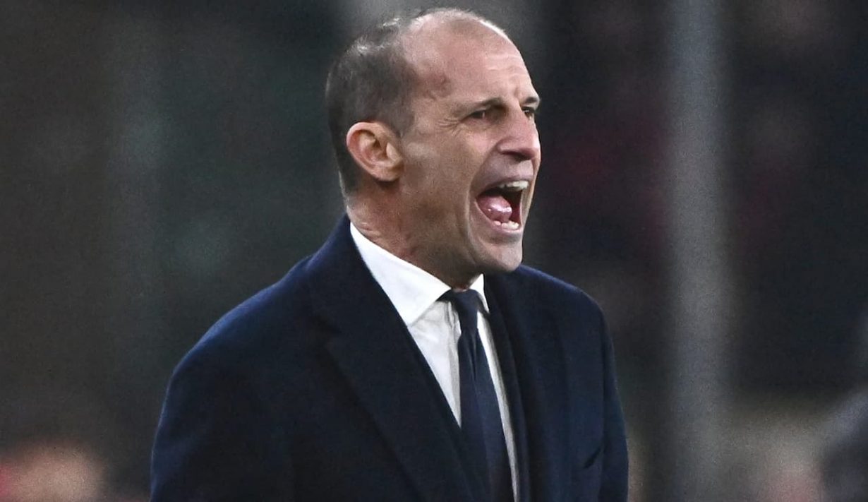 L'allenatore della Juventus Max Allegri infuriato - Foto ANSA - Jmania.it