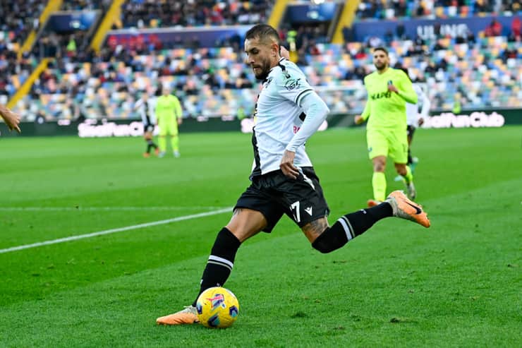 Roberto Pereyra con la maglia dell'Udinese - Foto ANSA - Jmania.it