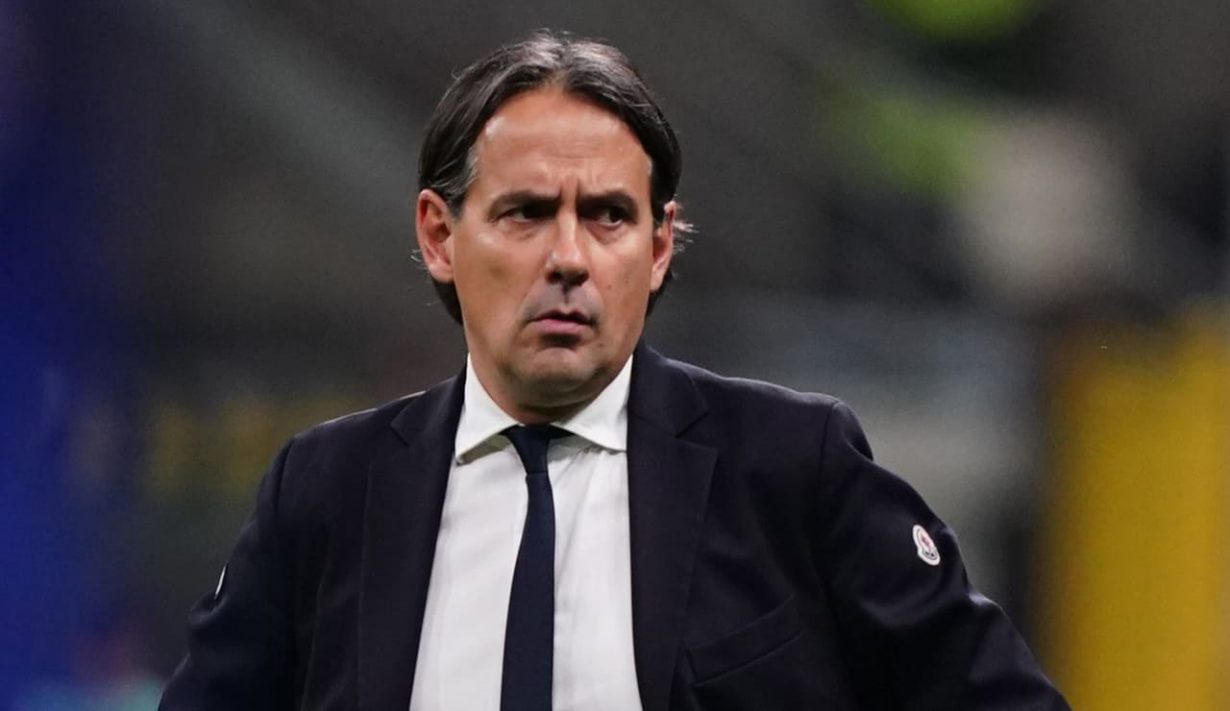 Il tecnico dell'Inter Simone Inzaghi - Foto Lapresse - Jmania.it