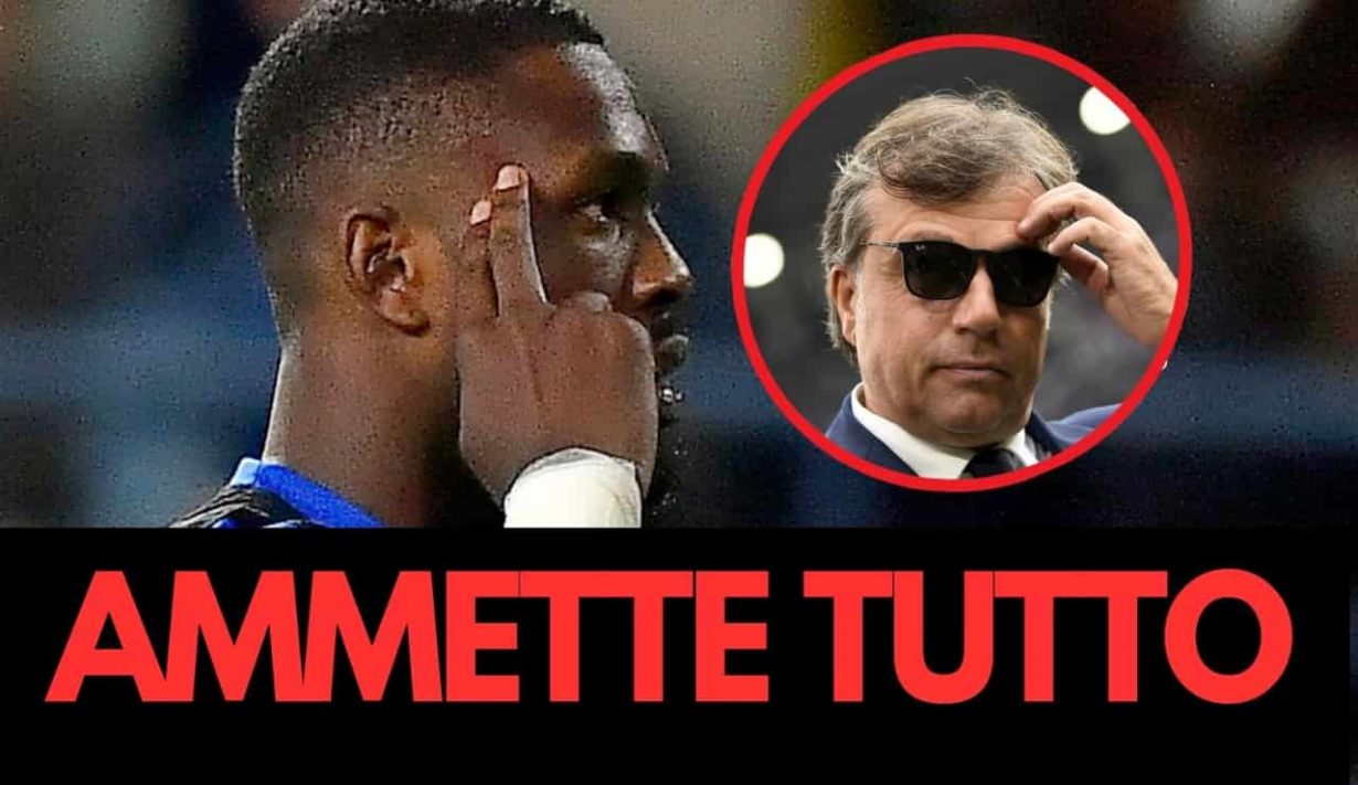 Marcus Thuram e Cristiano Giuntoli - Foto ANSA + Lapresse - Jmania.it