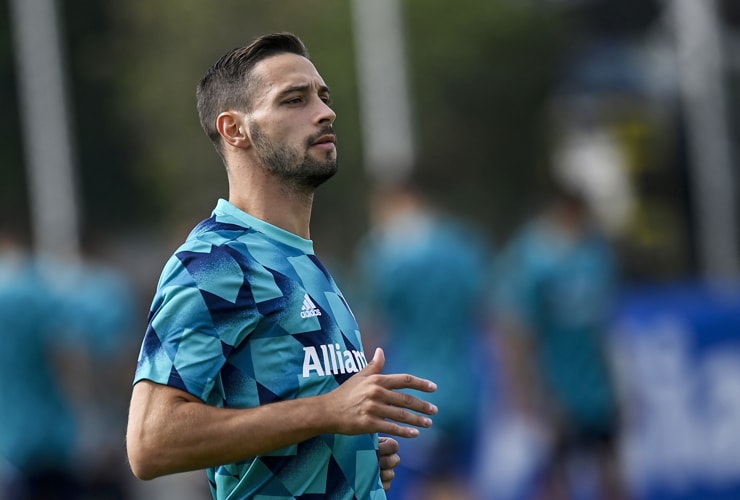 Mattia De Sciglio in allenamento - Foto Lapresse - Jmania.it