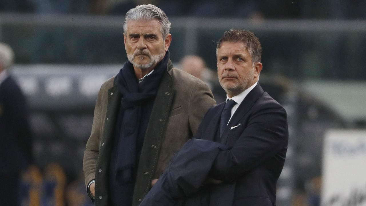 Maurizio Arrivabene mentre assiste ad una partita della Juve - foto ANSA - JMania.it