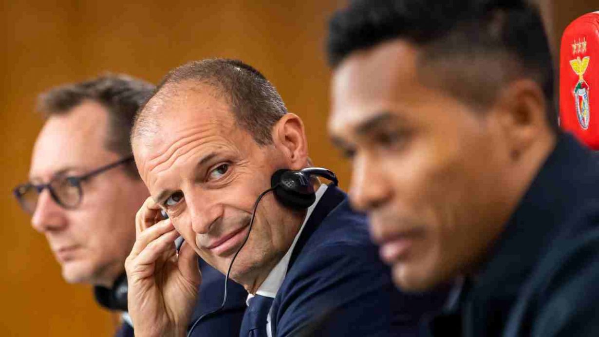 Allegri e Alex Sandro