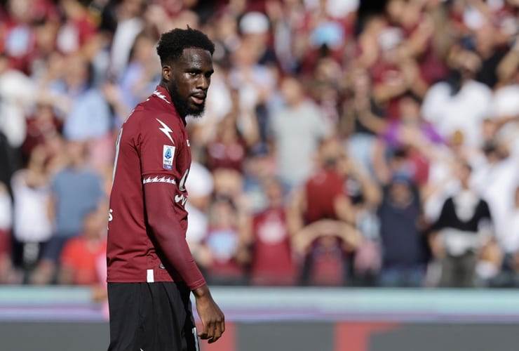 Boulaye Dia con la maglia della Salernitana - Foto Lapresse - Jmania.it