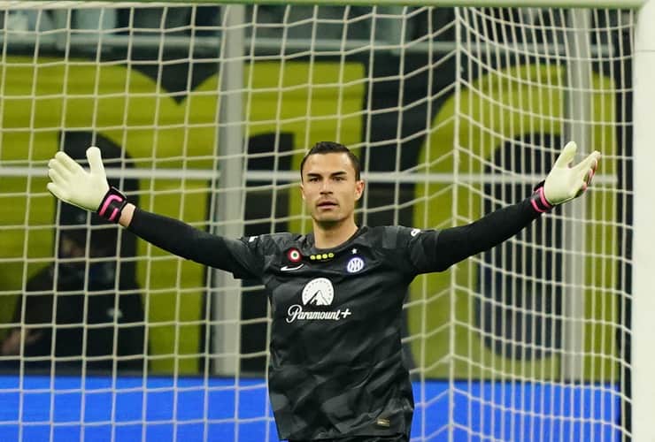 Emil Audero con la maglia dell'Inter - Foto Lapresse - Jmania.it