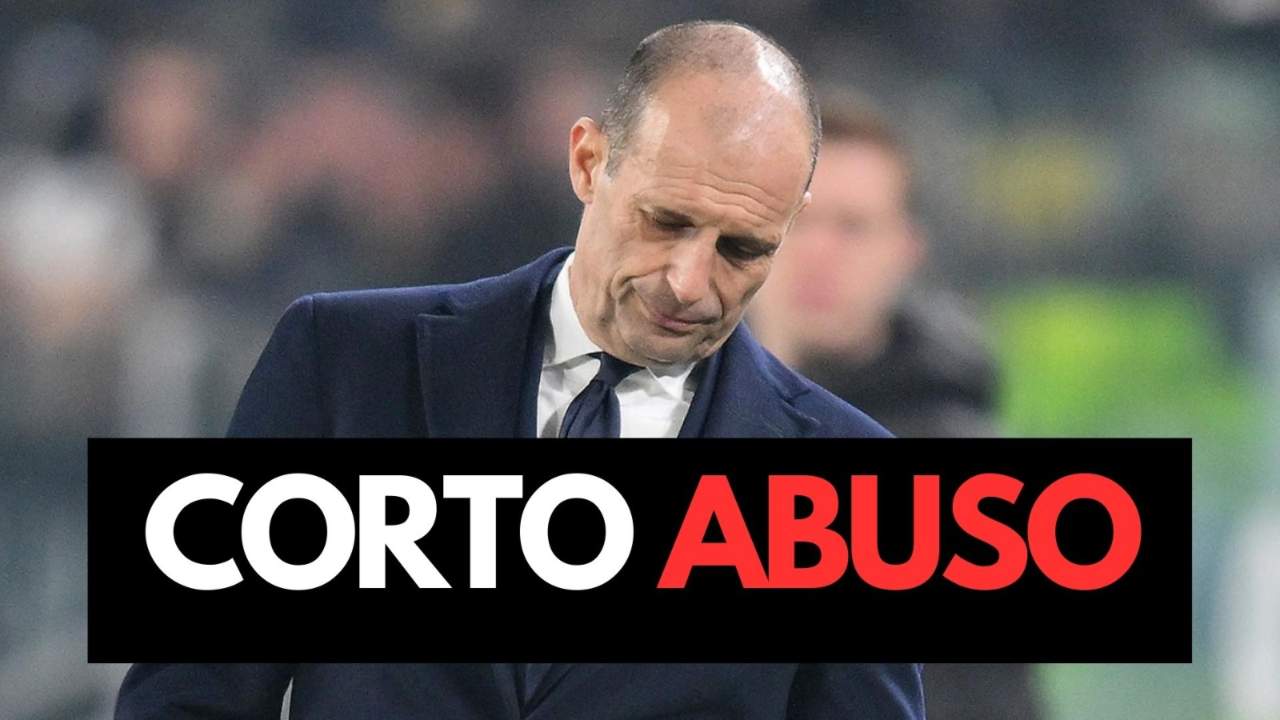 Max Allegri con uno sguardo piuttosto perplesso in campo - foto ANSA - JMania.it