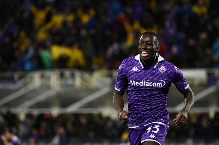 Michael Kayode con la maglia della Fiorentina - Foto Lapresse - Jmania.it