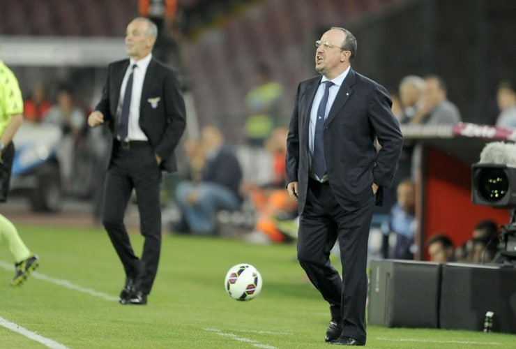 Rafa Benitez da allenatore del Napoli - Foto Lapresse - Jmania.it