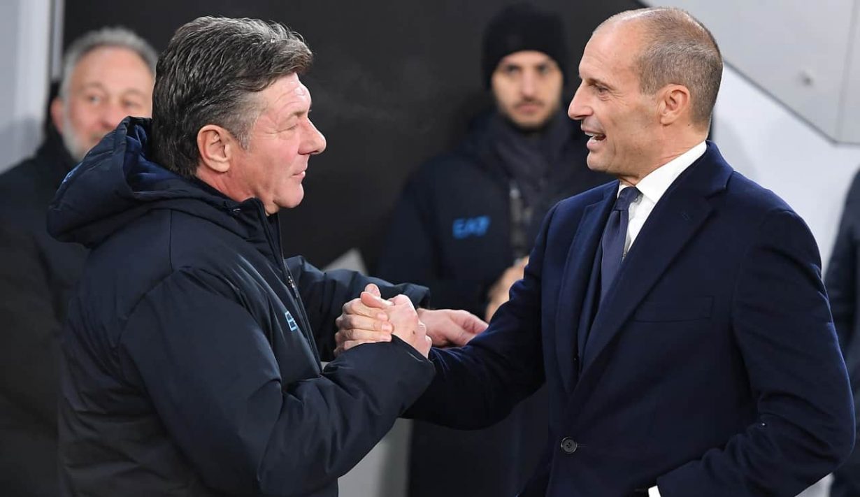 Walter Mazzarri e Max Allegri - Foto ANSA - Jmania.it