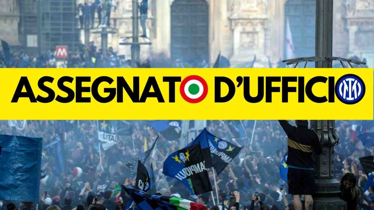 Inter, festeggiamenti per lo scudetto