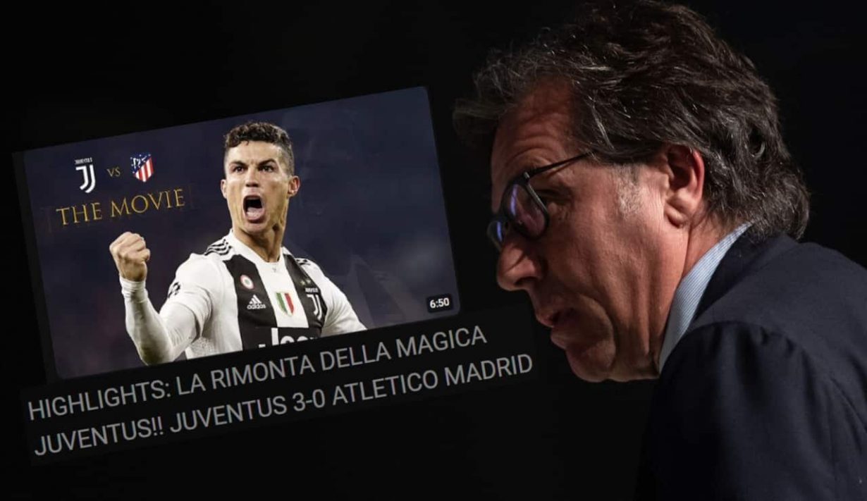 Cristiano Ronaldo e Cristiano Giuntoli - Foto Lapresse + YouTube - Jmania.it