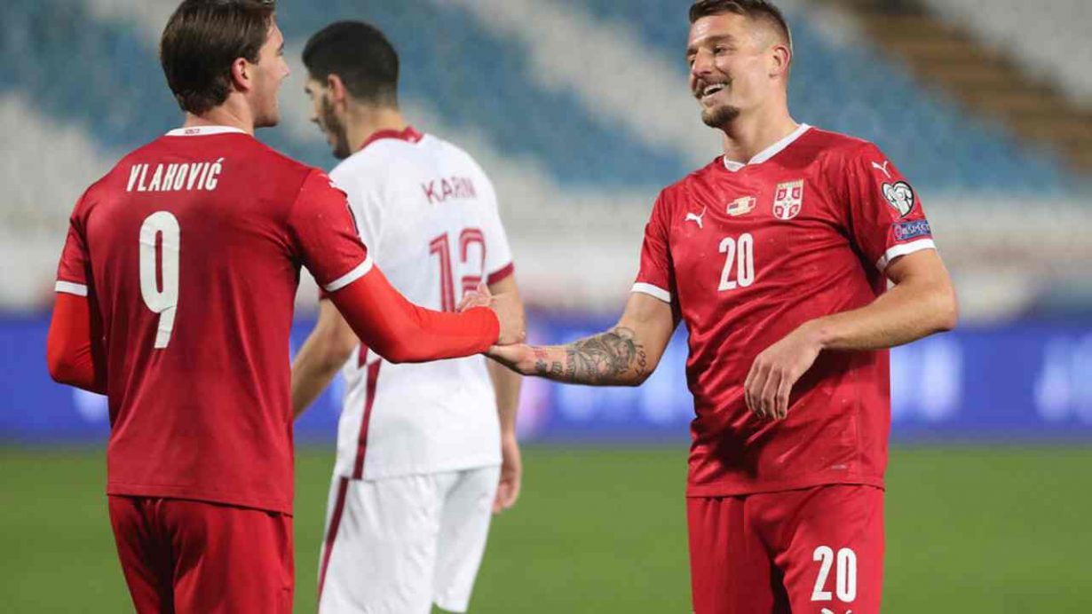 Vlahovic e Milinkovic Savic