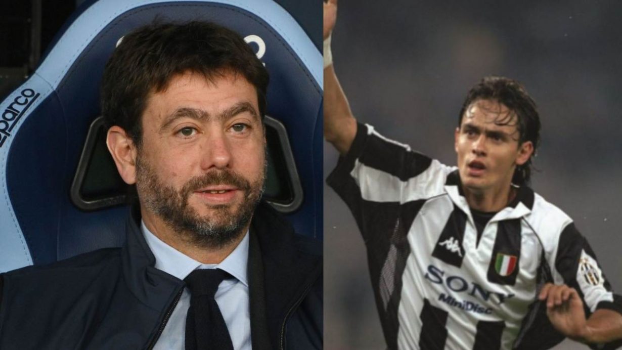 Agnelli e Filippo Inzaghi ai tempi della Juve - foto LaPresse + Wikipedia - JMania.it