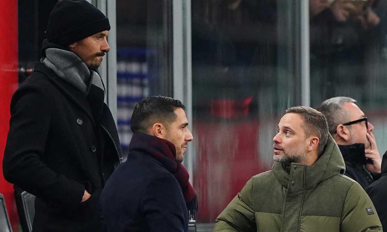 Furlani dagli spalti assiste ad una partita del Milan - foto LaPresse - JMania.it