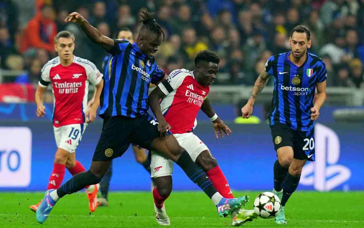 Rissa tra i due calciatori