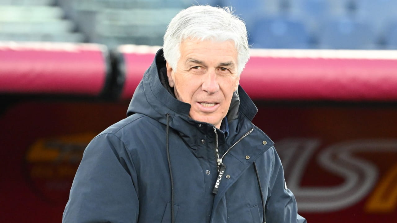 Gian Piero Gasperini in panchina - Foto Lapresse - Jmania.it