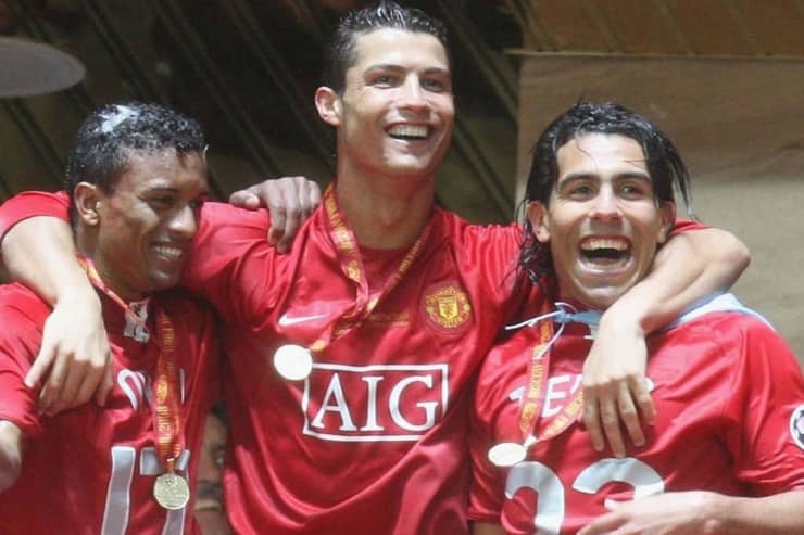 Nani, Cristiano Ronaldo e Tevez - Foto Instagram - Jmania.it