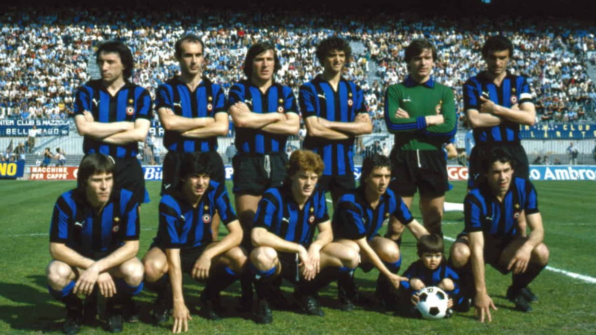 Una formazione dell'Inter degli anni '70 - Foto Instagram - Jmania.it