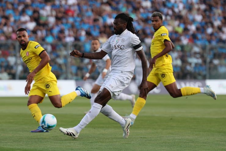 Anguissa in una recente amichevole - Foto Lapresse - Jmania.it