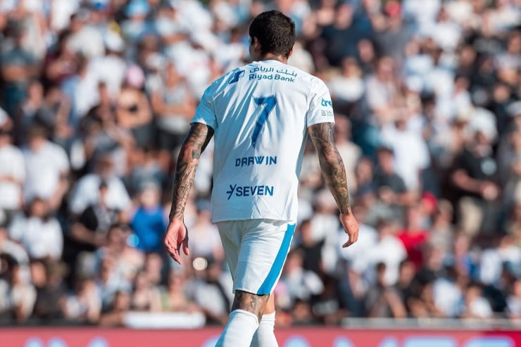 Darwin Nunez al debutto con l'Al-Hilal - Foto dal suo profilo Instagram - Jmania.it