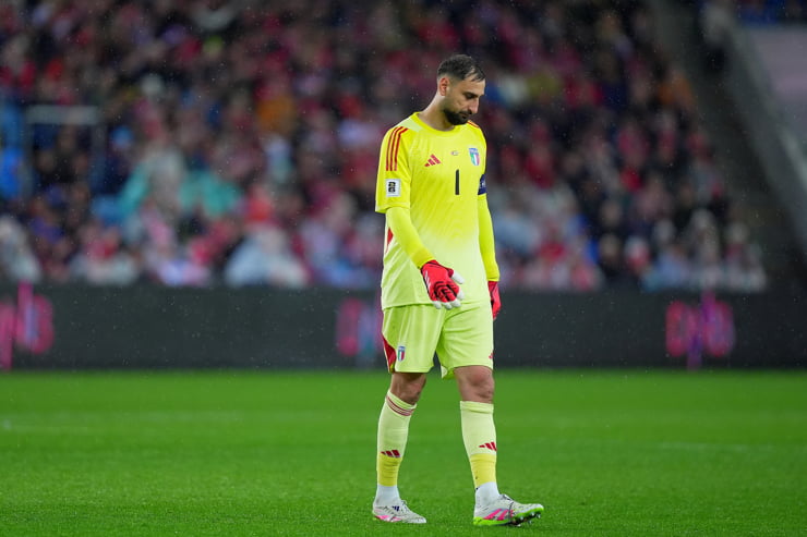 Gigio Donnarumma con la maglia dell'Italia - Foto Lapresse - Jmania.it
