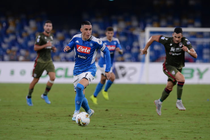 Josè Callejon in campo con la maglia del Napoli - Foto Lapresse - Jmania.it