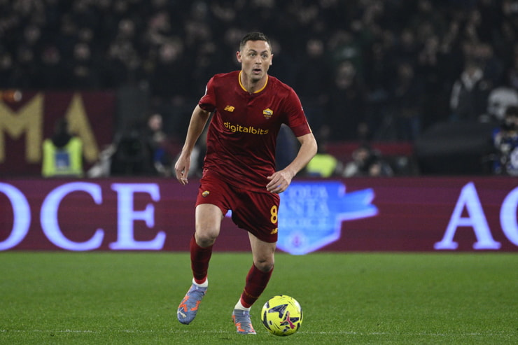 Matic in campo con la maglia della Roma - Foto Lapresse - Jmania.it