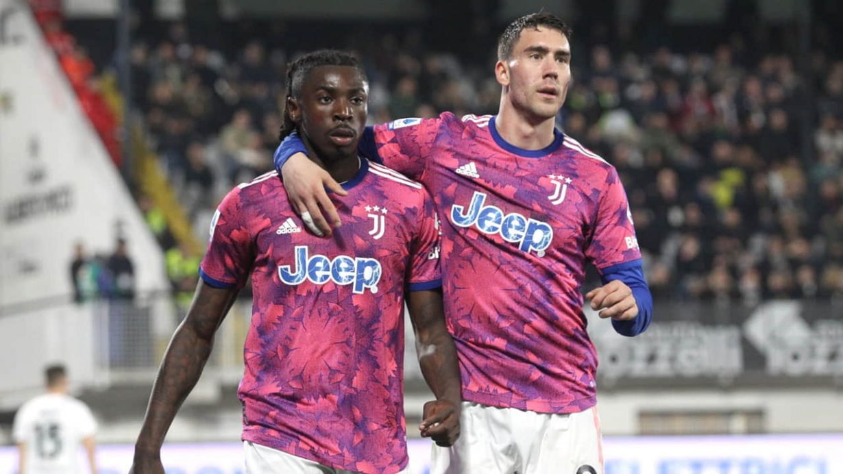 Moise Kean e Dusan Vlahovic - Foto Lapresse - Jmania.it