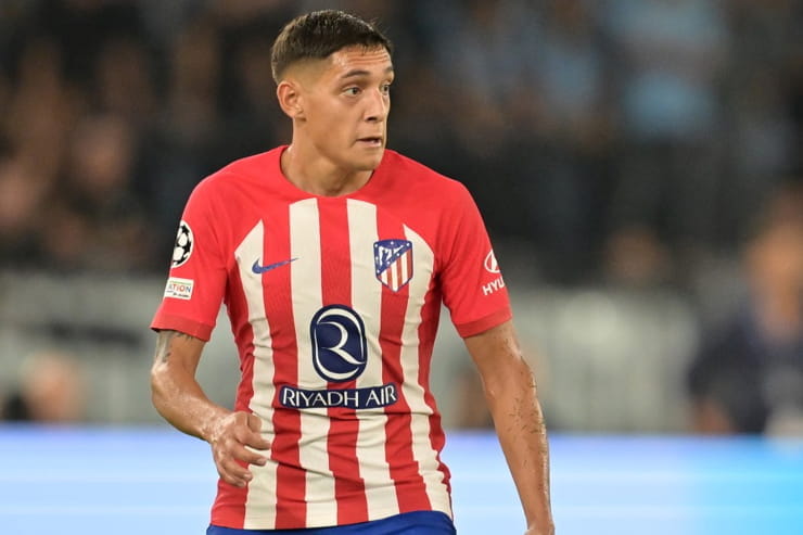 Molina in campo con la maglia dell'Atletico Madrid - Foto Lapresse - Jmania.it