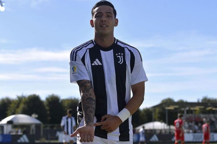 Alessio Vacca a segno con la maglia della Juventus Primavera - Foto dal profilo Instagram del giocatore - Jmania.it