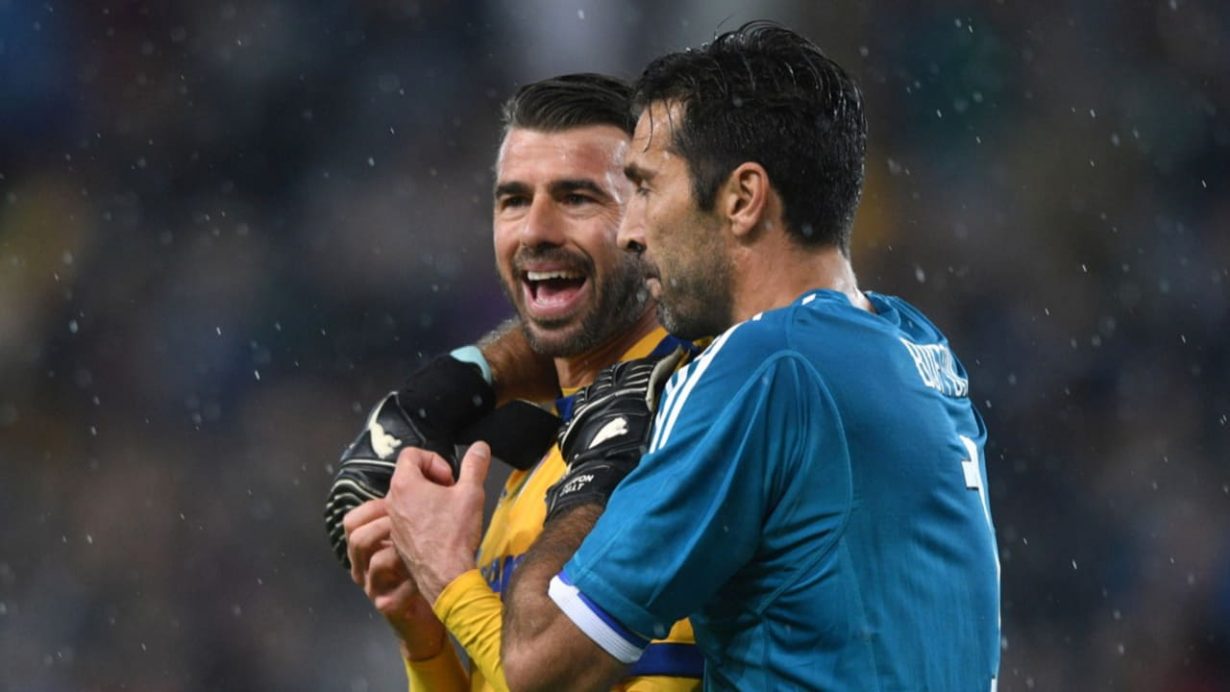 Andrea Barzagli e Gianluigi Buffon - Foto Lapresse - Jmania