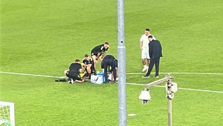 Si è accasciato al termine del match 