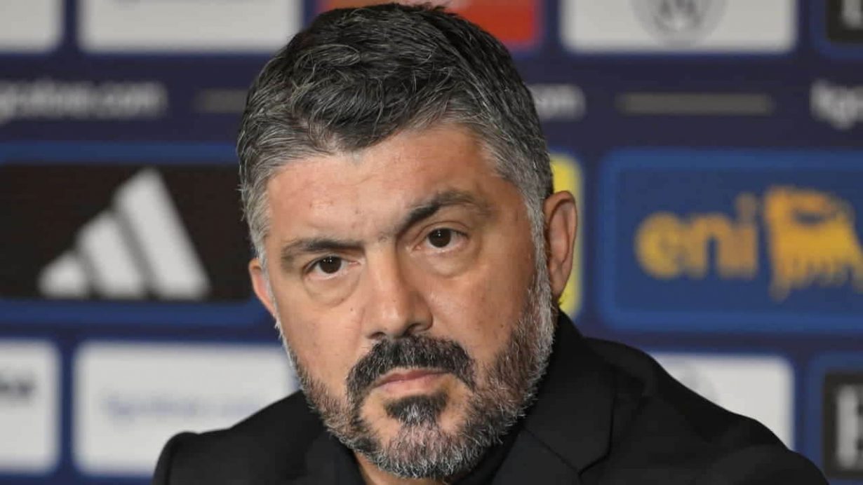 Gennaro Gattuso in conferenza - Foto Lapresse - Jmania.it