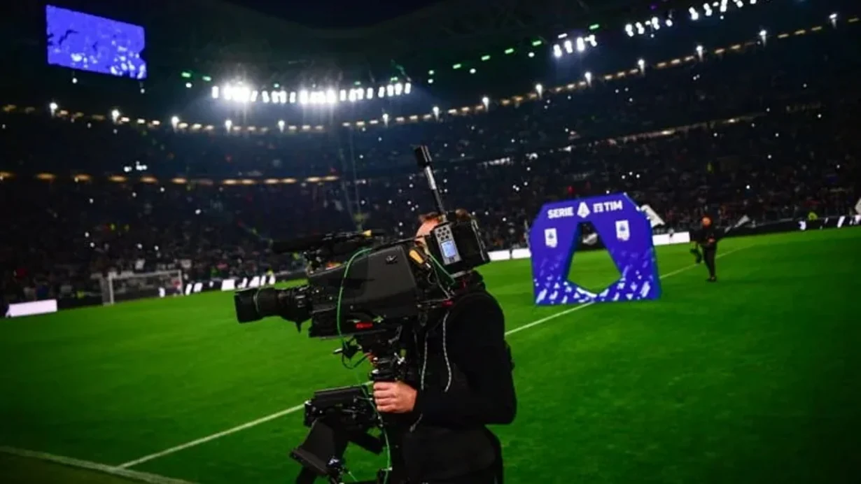 Le telecamere allo stadio della Juventus - Foto LaPresse - Jmania.it