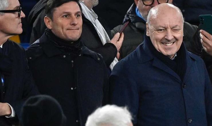 Zanetti e la dirigenza dell'Inter 