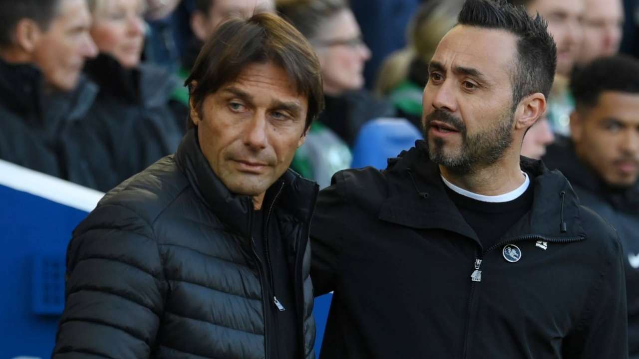 Antonio Conte e Roberto De Zerbi