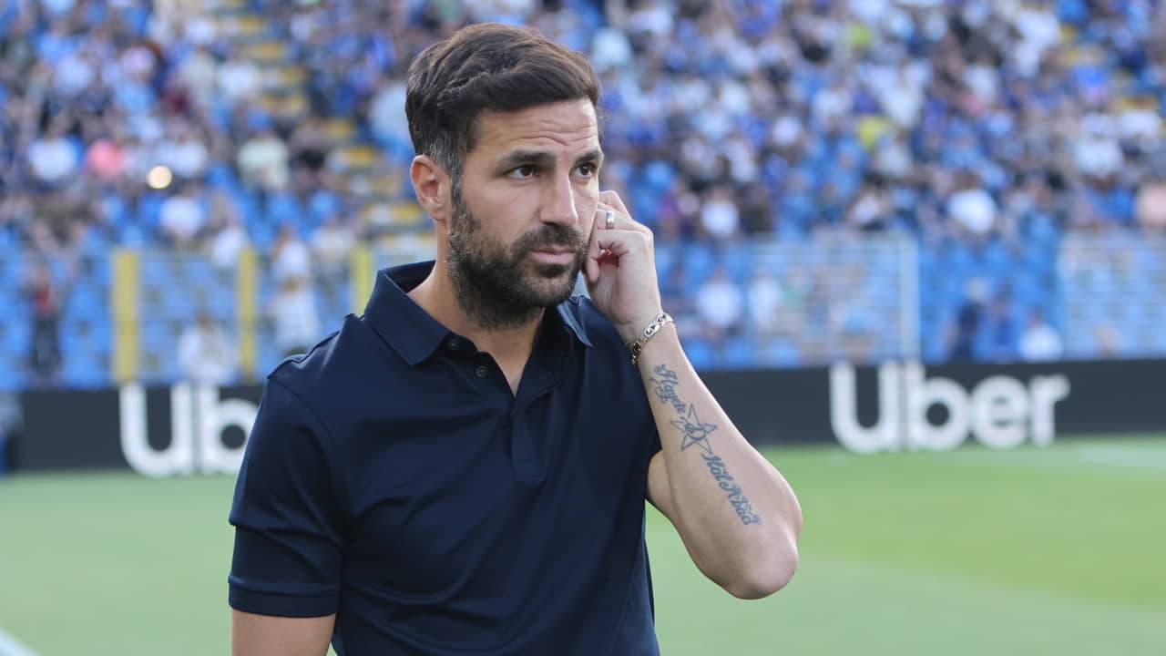 Cesc Fabregas a bordo campo - Foto LaPresse - Jmania.it