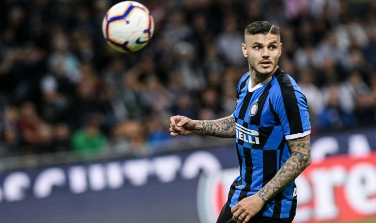 Icardi con la maglia dell'Inter 