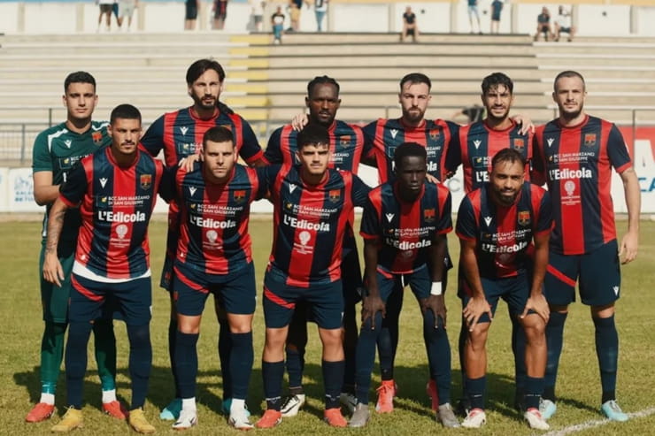 Il Taranto in una recente partita - Foto Instagram - Jmania.it