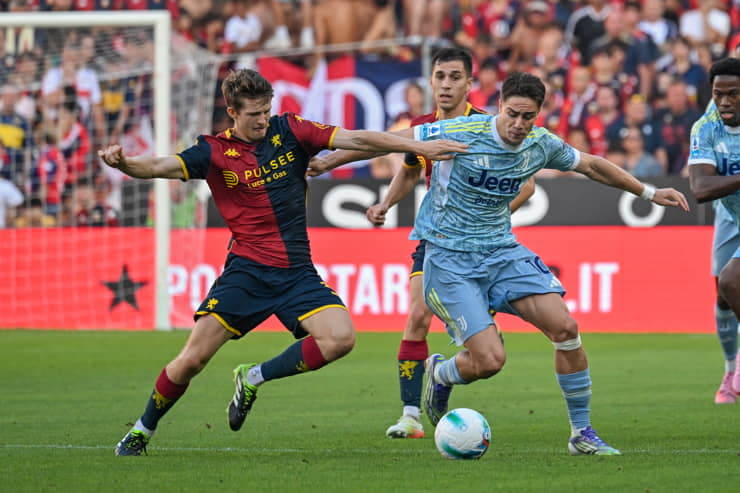 Kenan Yildiz in campo con la maglia della Juventus - Foto LaPresse - Jmania.it
