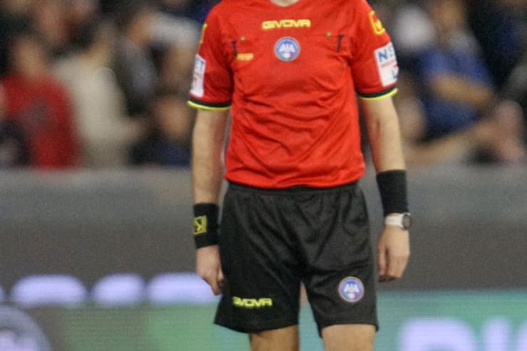 Un arbitro in campo - Foto LaPresse - Jmania.it